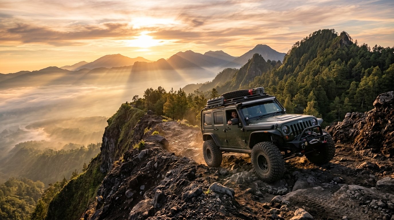 Sunrise Gunung Guntur Offroad Garut
